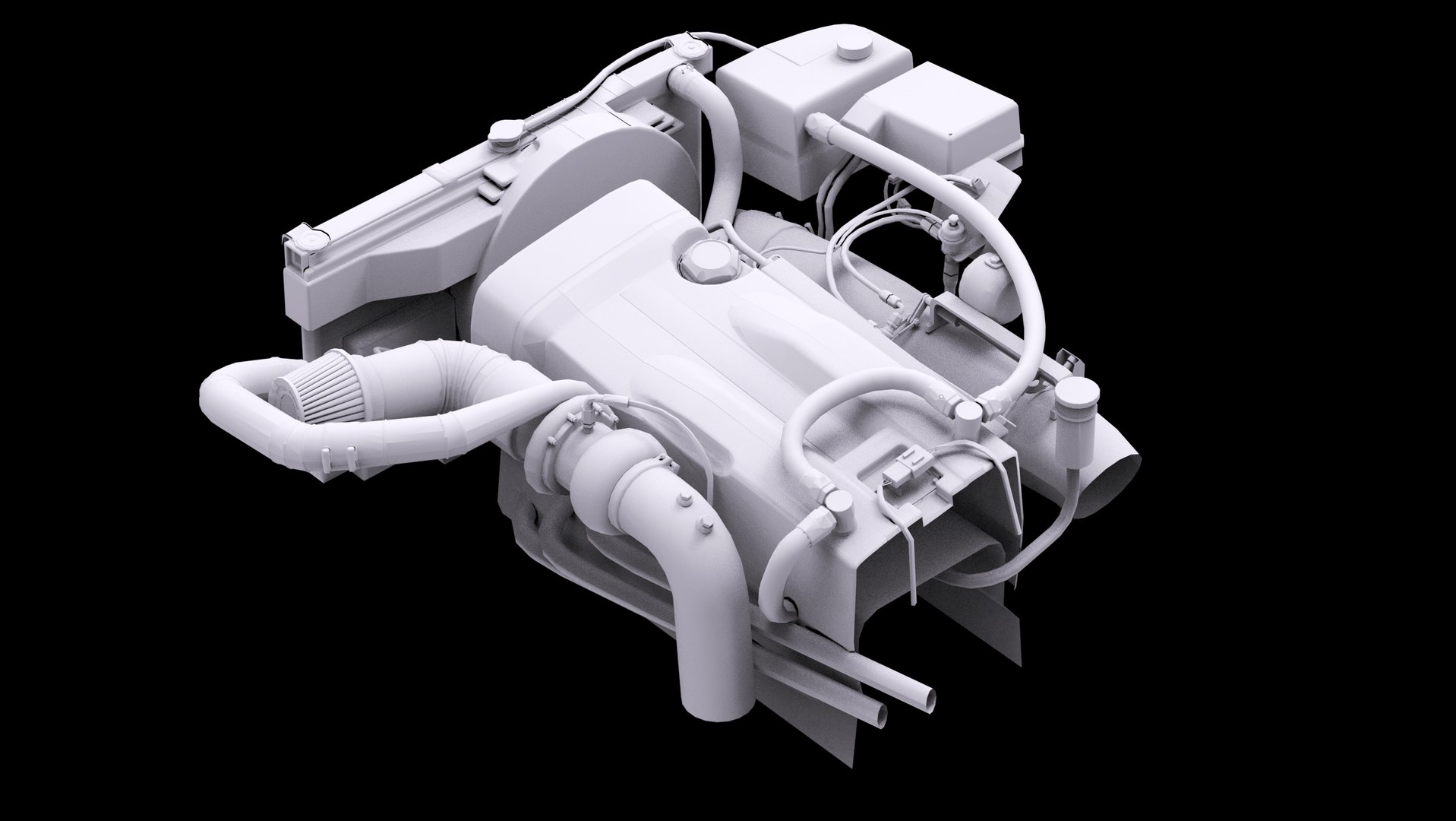 3D RB26 Inline 6 600HP Turbonetics Engine Model - TurboSquid 2337121