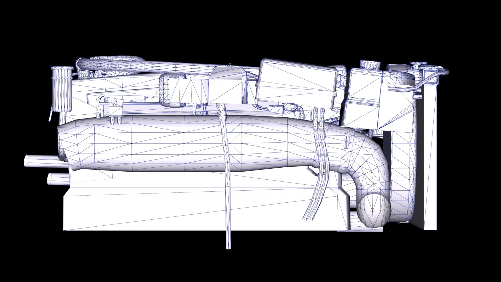 3D RB26 Inline 6 600HP Turbonetics Engine Model - TurboSquid 2337121