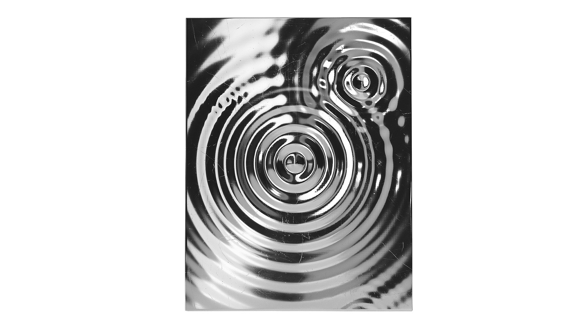 3D Water Ripple 3D Wall Art Decorative Metallic Relief - TurboSquid 2251967