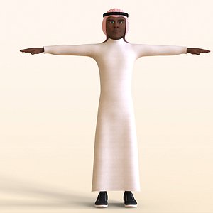 Toon Arab Male