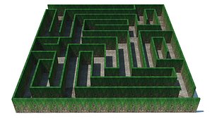 Maze - wall with creeper