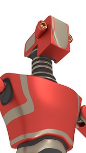 robot character 3D model