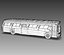 Generisches Retro BUS 02 - Low Poly