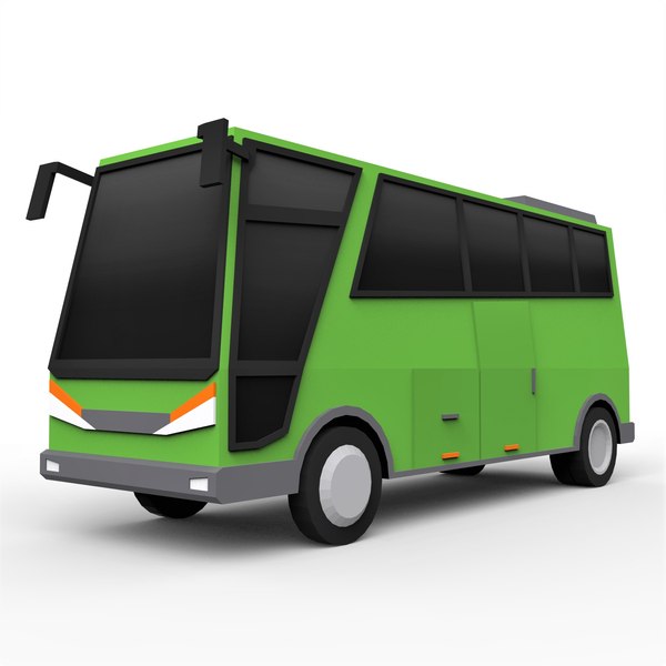 Cartoon coach bus 3D model - TurboSquid 1521979
