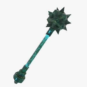 3D Thunder Mace model