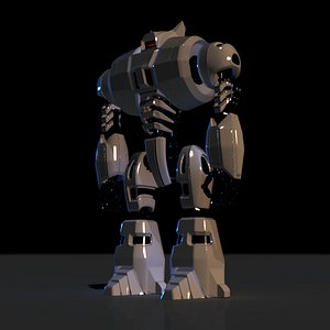 robot rigged model