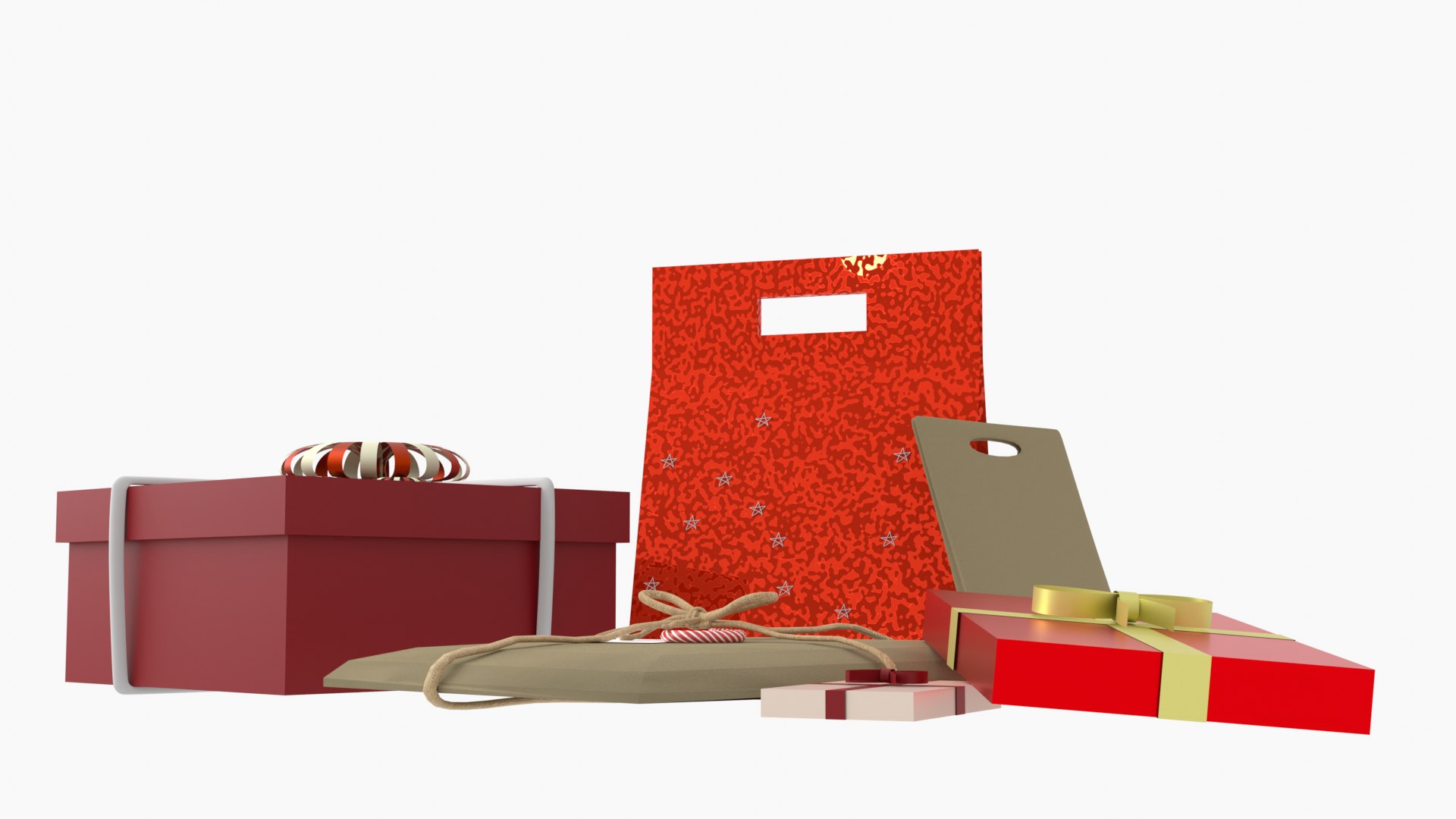 3D Gifts Collection - TurboSquid 2155648