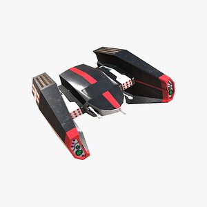 spaceship drone 3D