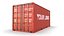 Generic container 20feet  PSD Editable