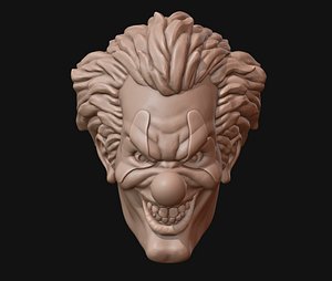 3D Clown head