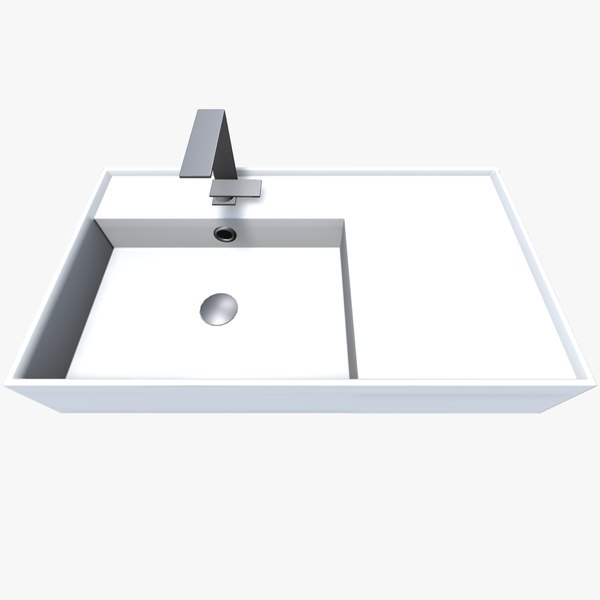 フローティングバスルームシンク3Dモデル TurboSquid 2175698