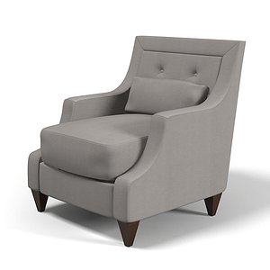 3d model of traditional tufted relax
