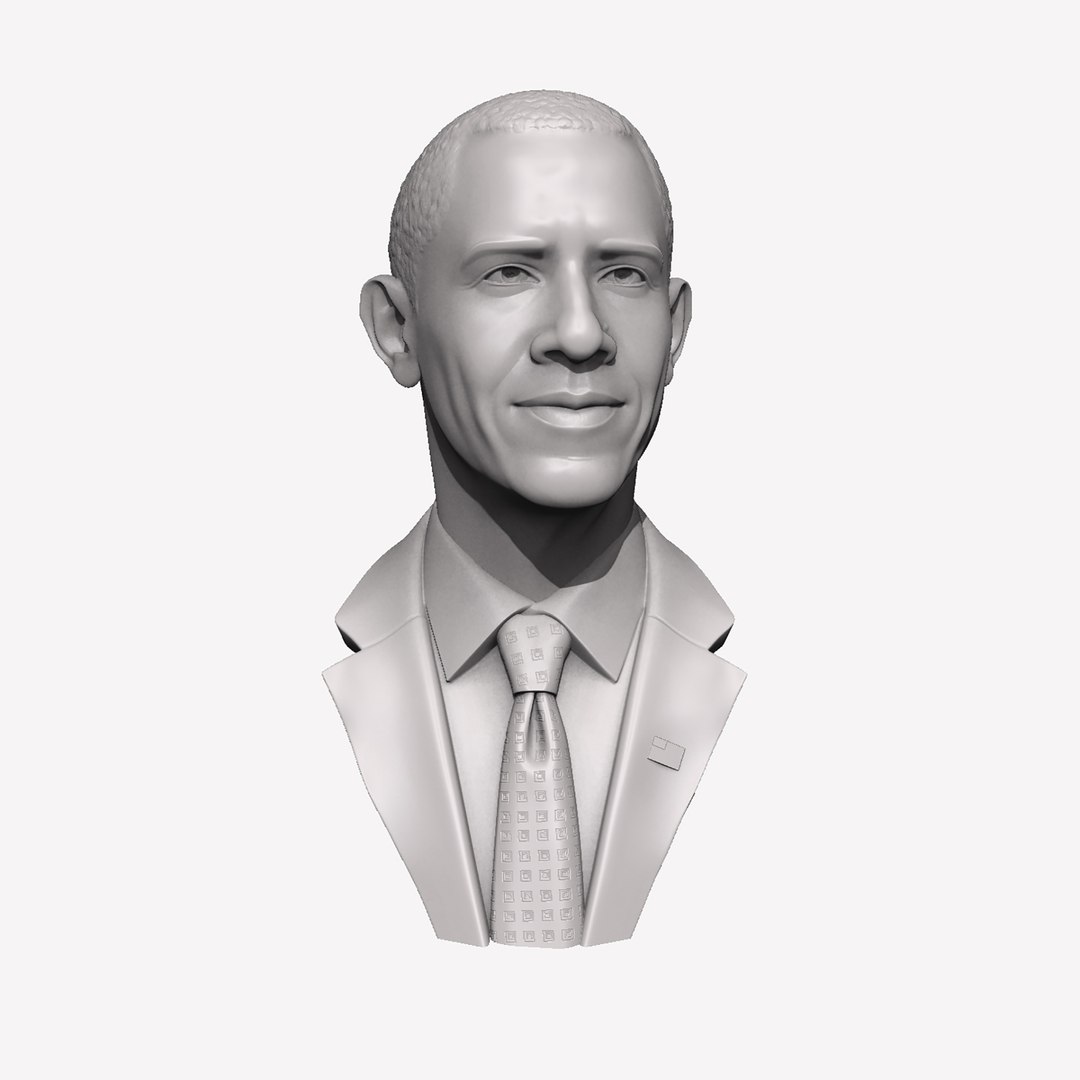 Barack Obama 3D model - TurboSquid 1869319