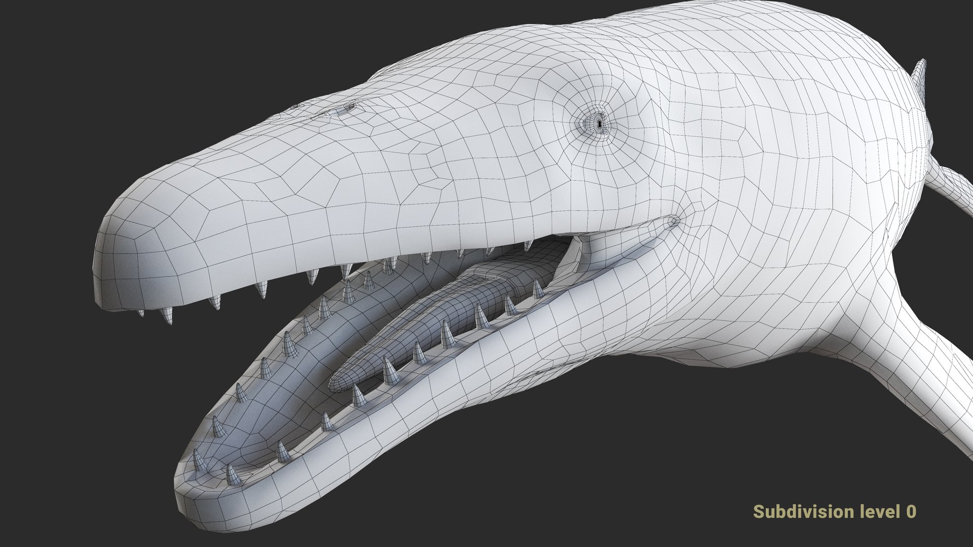 3D Mosasaurus Hoffmannii Rigged Model - TurboSquid 2385849