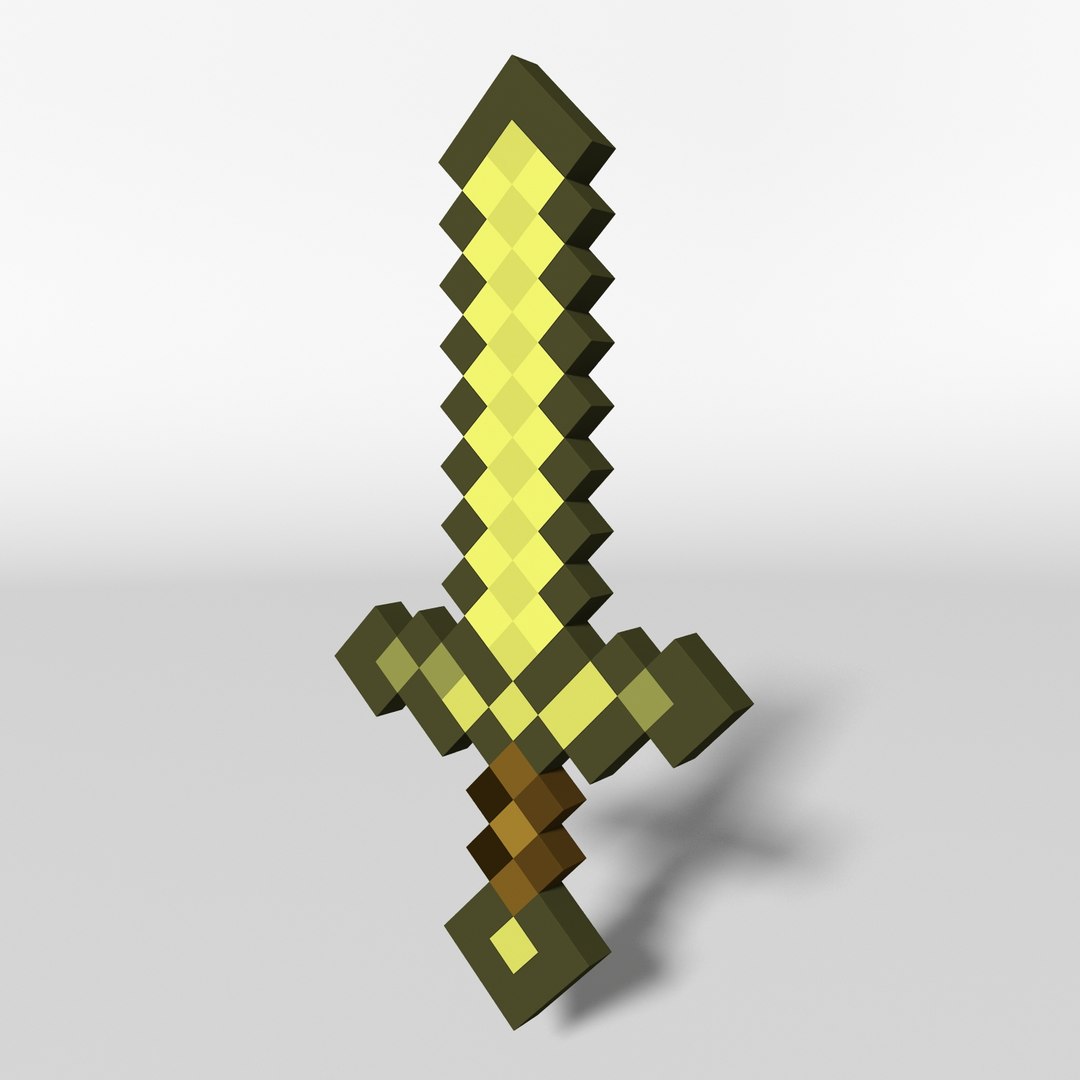 minecraft wallpaper gold sword