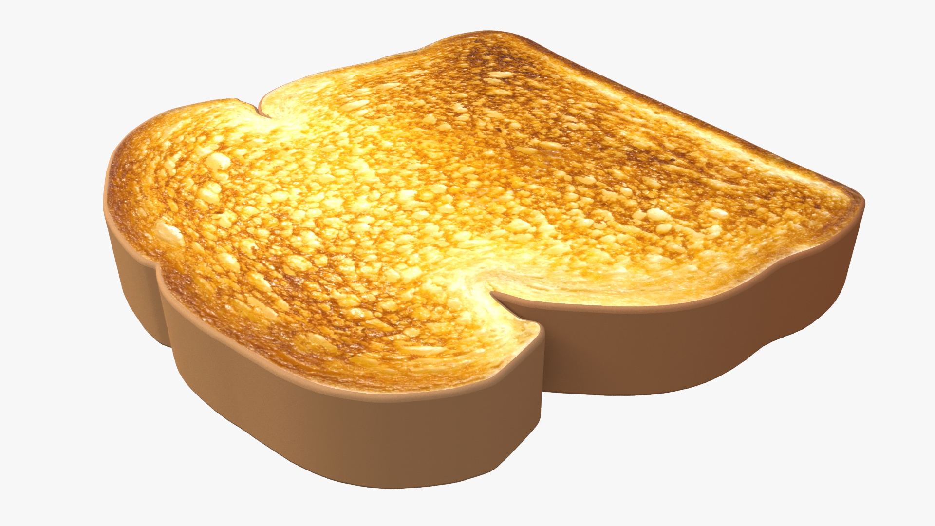 3D model bread food toast TurboSquid 1667297