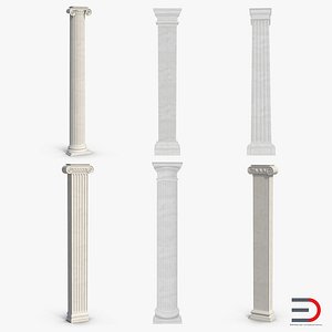 Pilasters 3D Models Collection