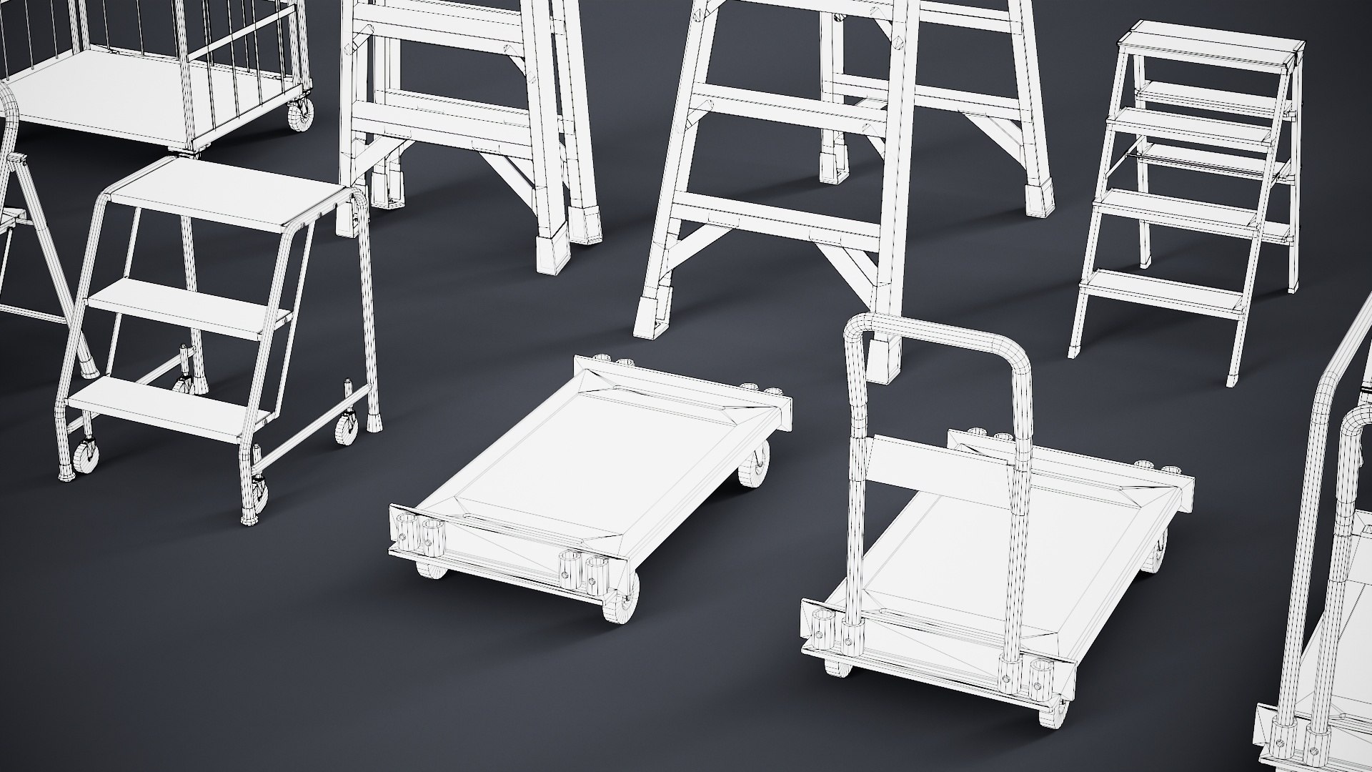 Industrial Stepladders Pack Realtime 3D https://p.turbosquid.com/ts-thumb/CM/wLs1Dh/If/wire3/jpg/1720210294/1920x1080/fit_q87/d5472f6f329ff1461e5d89fb6dc097ac959a73ff/wire3.jpg