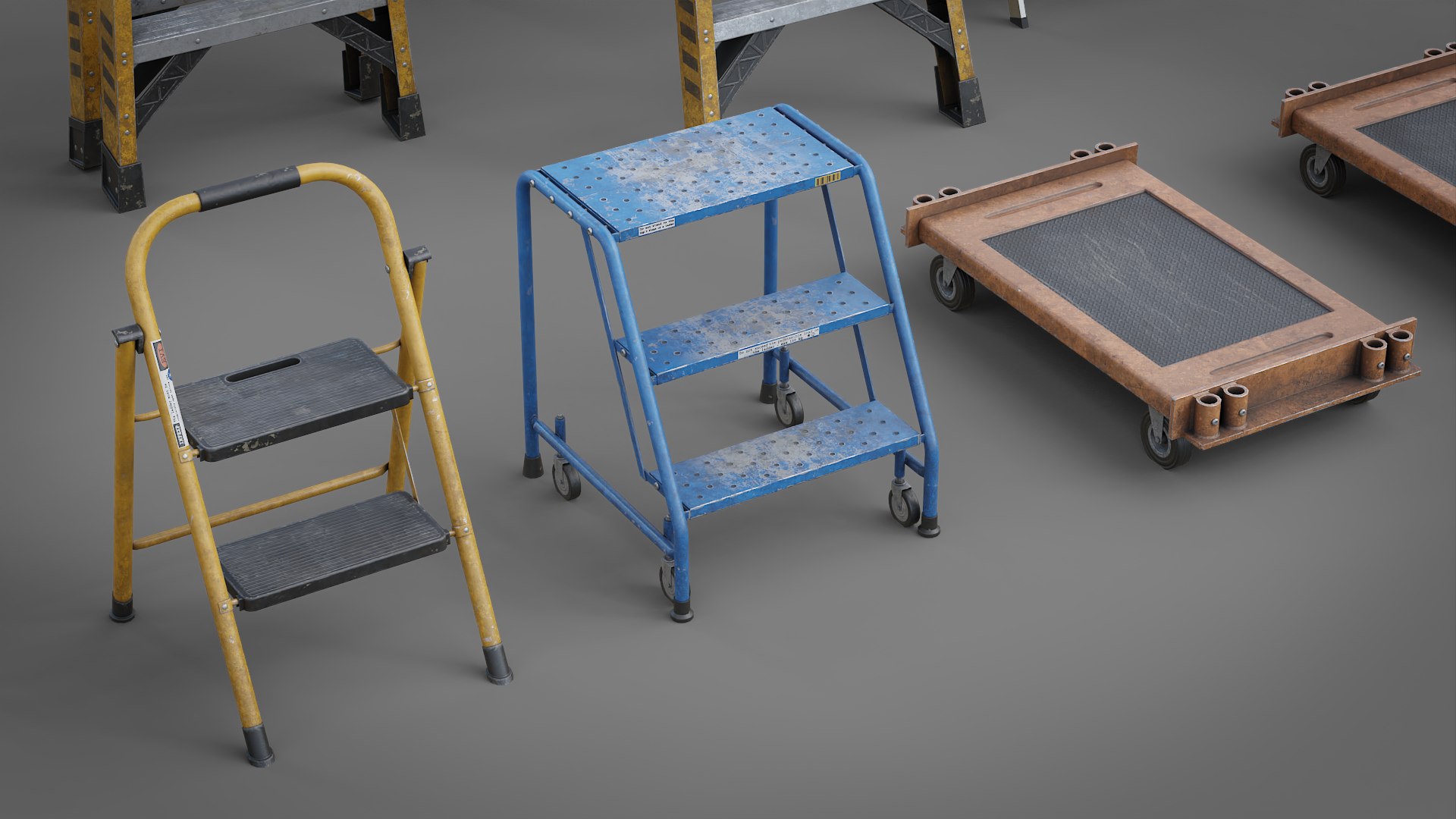 Industrial Stepladders Pack Realtime 3D https://p.turbosquid.com/ts-thumb/CM/wLs1Dh/Nr/5/png/1720210302/1920x1080/fit_q87/4ff0cba3feed67862a968fca86683be1d256daa1/5.jpg