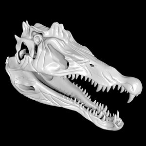Spinosaurus skull 3D model