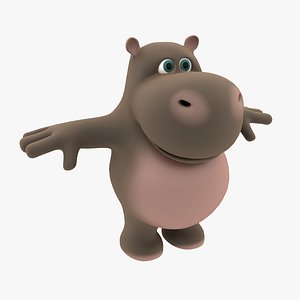 Cartoon Hippo 2