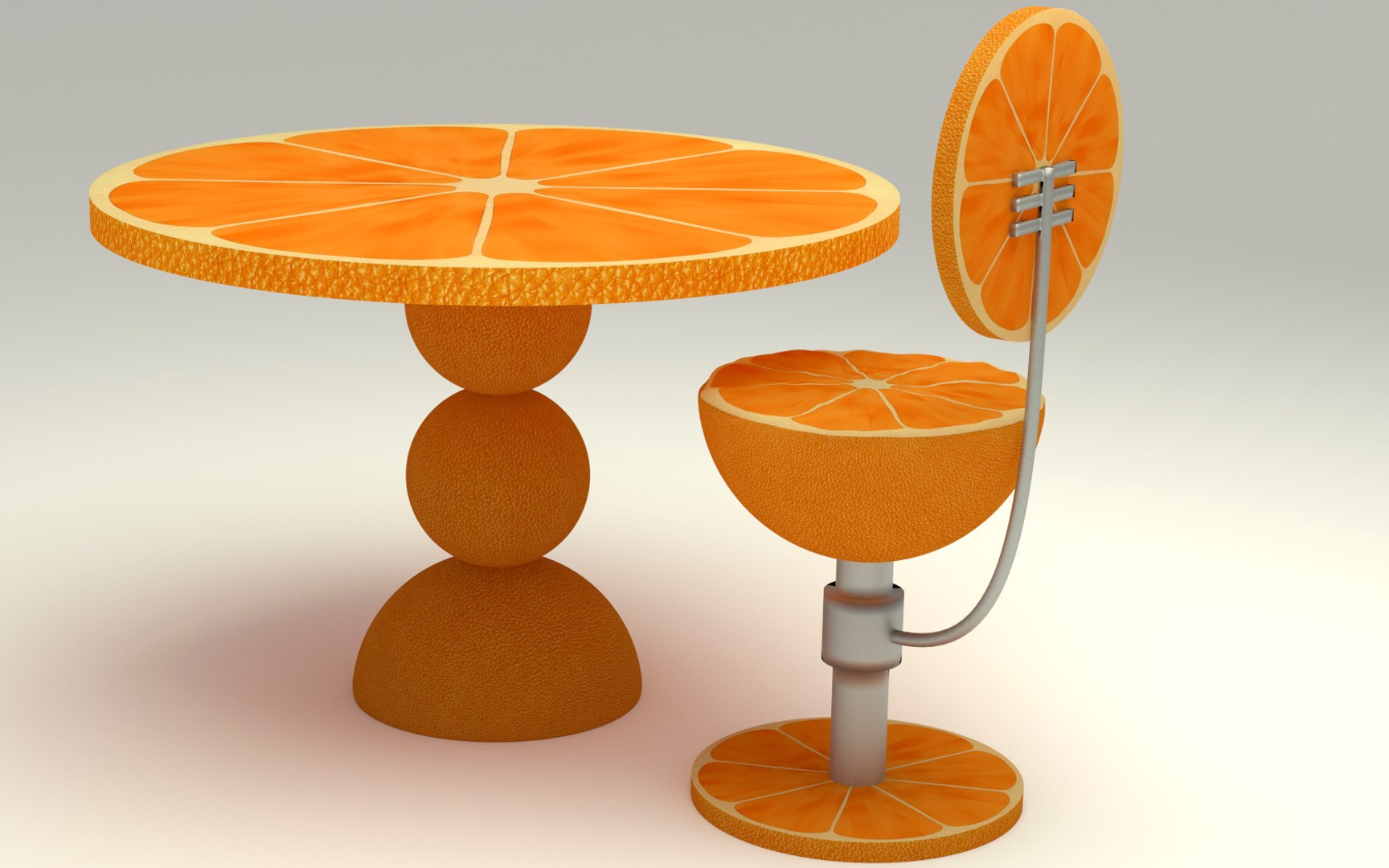 Max Table Kitchen Orange