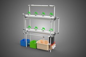 AUTO CONTROL MONITOR NUTRIENT HYDROPONIC PLANT LED GROW LIGHT UV