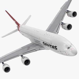 Airbus A380-1000 Qantas Rigged