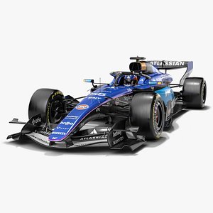 Williams FW48 F1 2026 Formula 1 Race Car 3D model