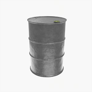Industrial Steel Barrel - Stainless Steel Drum - Clean metal