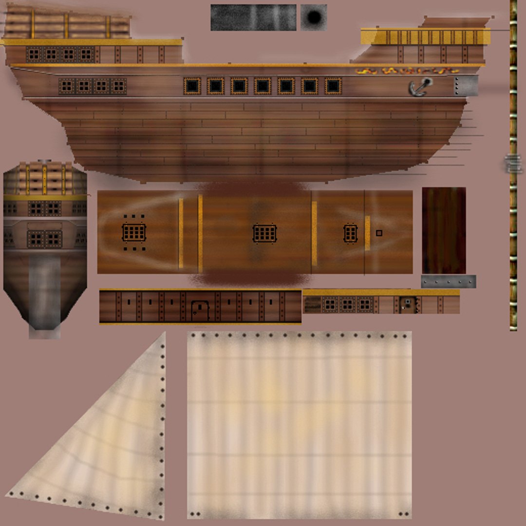 3d Model Ship Carrack