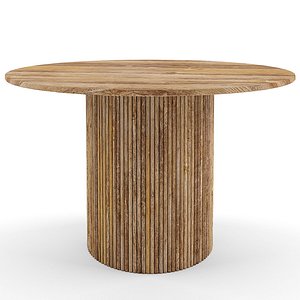 Anika 120cm Round Dining Table 3D model