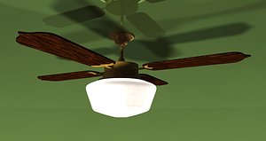 3d model of ceiling fan