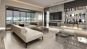 The Modern Living Room Oasis