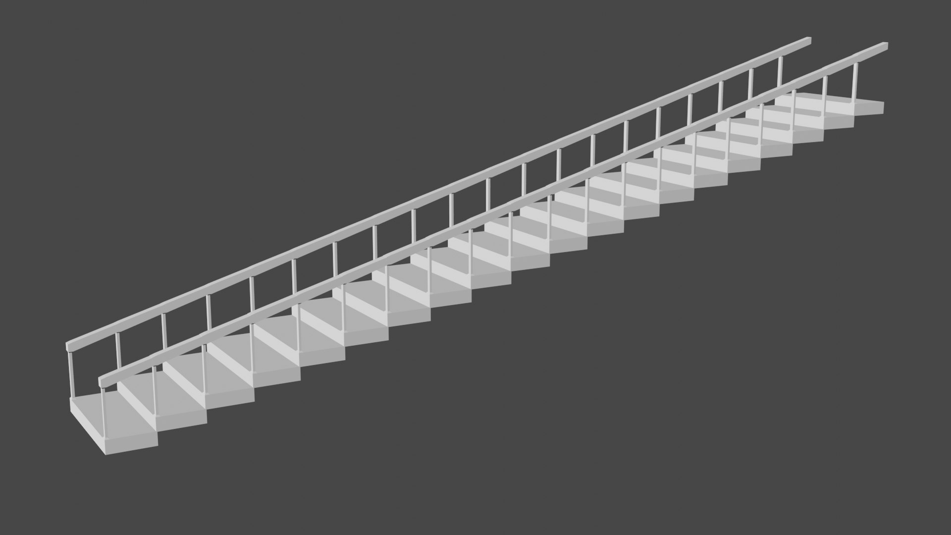 3D Model Stairs And Staircases - Spiral Curved Etc - Architecture Set 2 ...