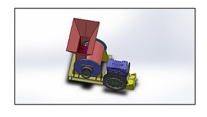 3D simple mining crusher 5t