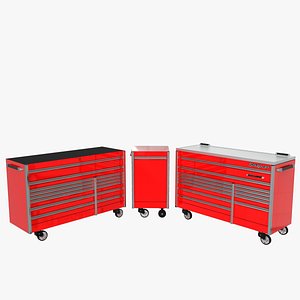 3d roller cabinets model