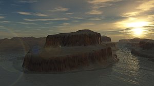 canions colorado river 3d 3ds