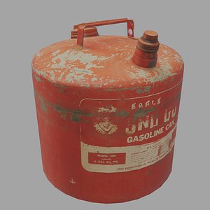 Metal Gas Can 3D