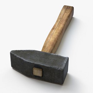 3d model old hammer