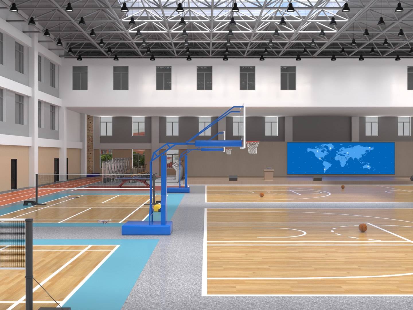 Large Multi-Sport Indoor Arena Basketball Hall 3D Model 3D https://p.turbosquid.com/ts-thumb/CN/PBsXUh/3U/basketballcourt4/png/1784114784/1920x1080/fit_q87/ed7eeebd80f461a821a05d83f181f8f64ea3ed64/basketballcourt4.jpg