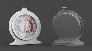3D Oven Thermometer model