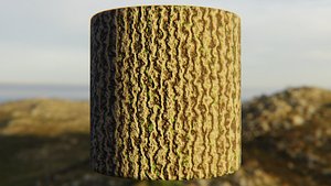 Procedural Tree Bark MaterialRealistic Procedural Oak Bark Texture Shader Material
