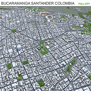 3D Bucaramanga Santander Colombia model