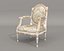 Mesa de centro y sillón de estilo europeo clásico 26