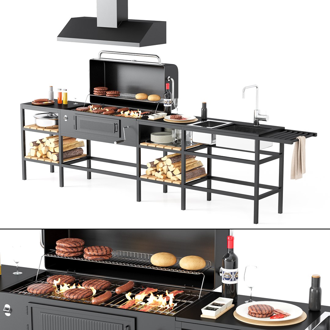 Barbecue 48 3D - TurboSquid 2113206
