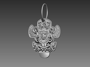 3d pendant resident evil 0