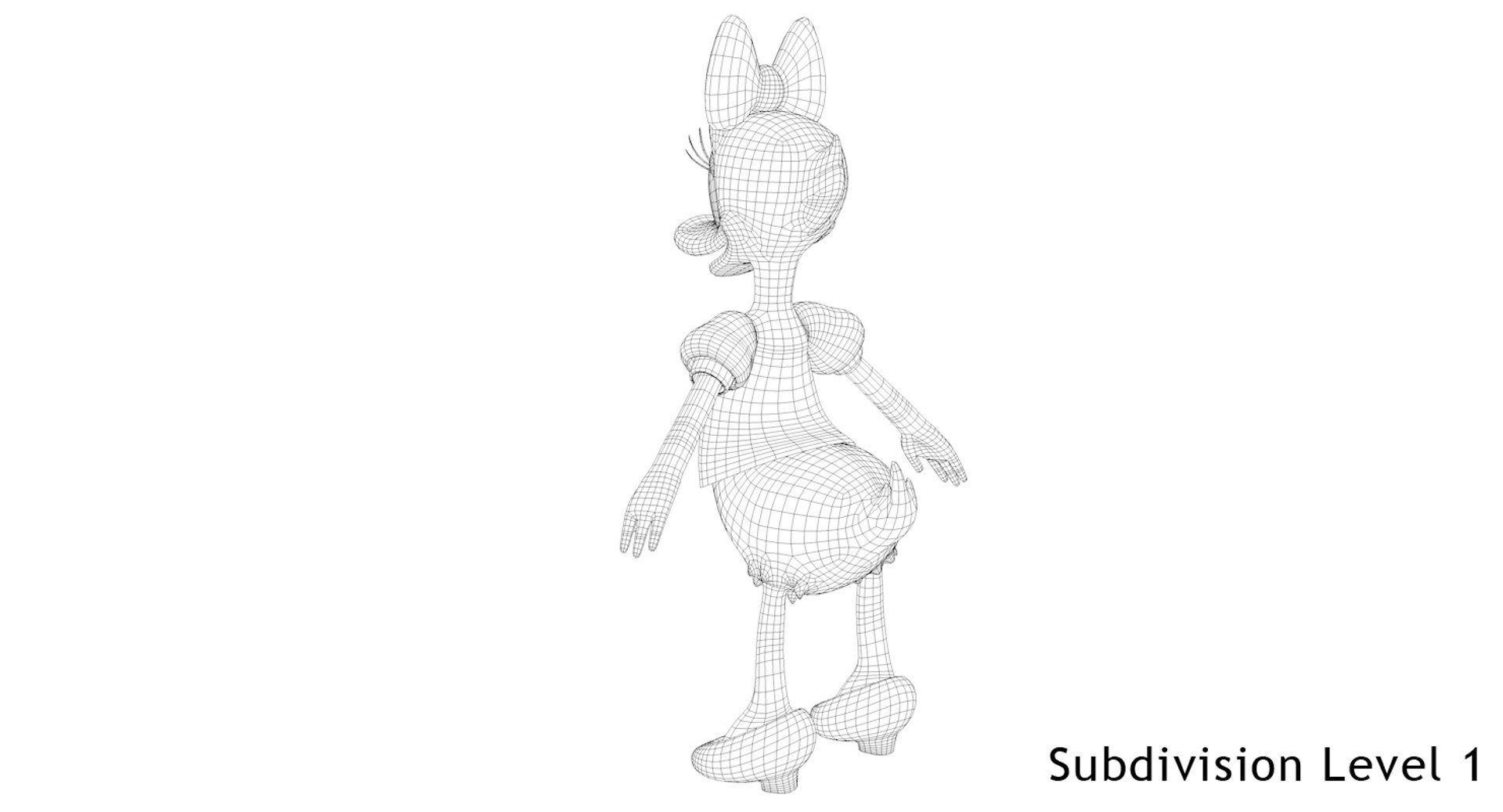 3d Daisy Duck