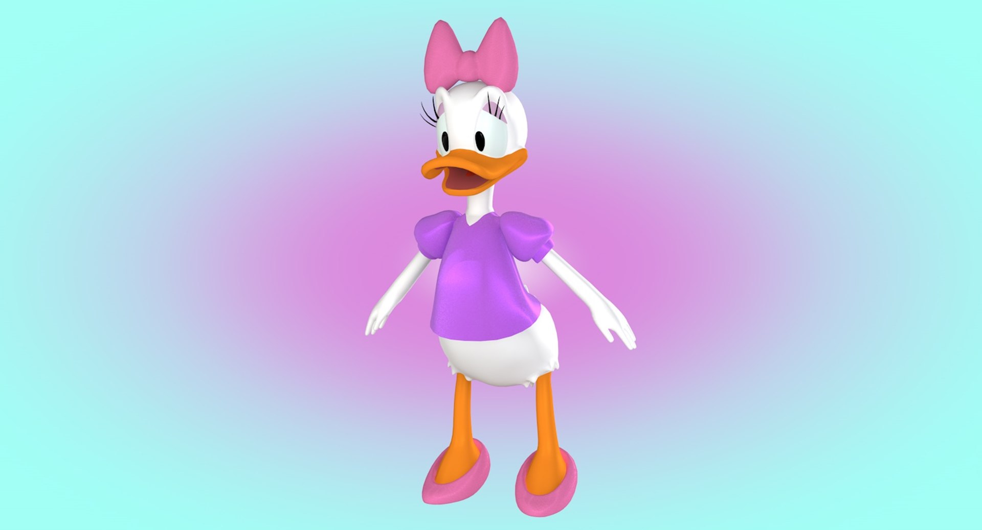 3d Daisy Duck