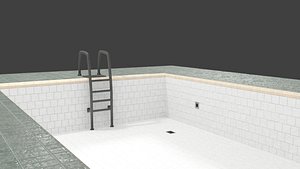 3D swimming pool model
